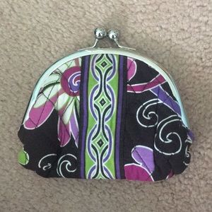 Vera Bradley Punch & Paisley Coin Purse